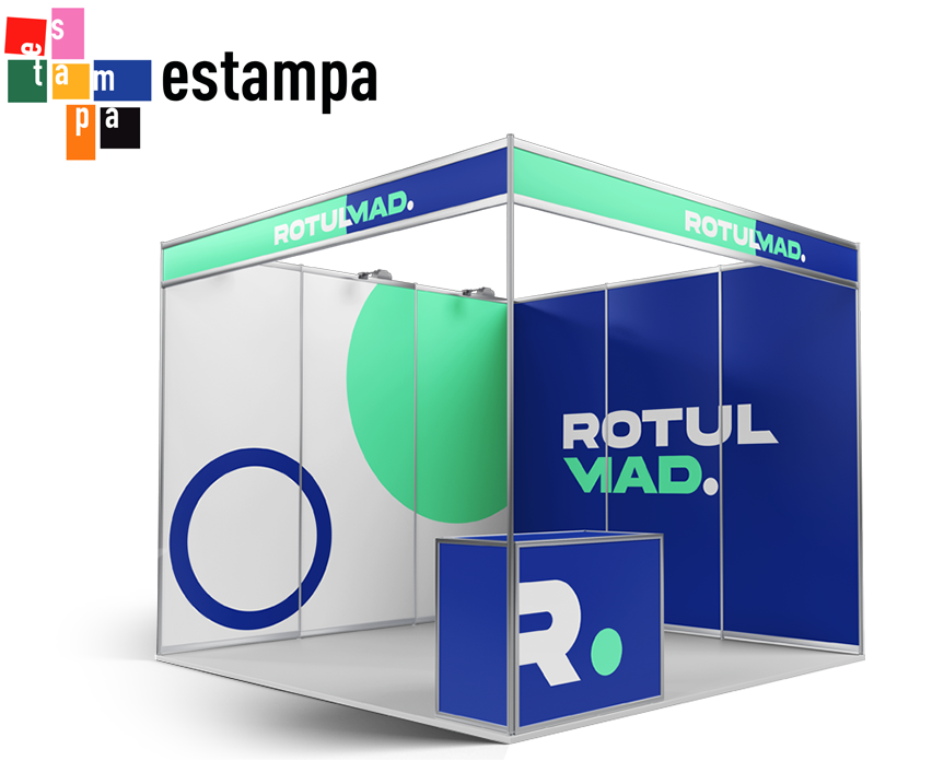 Rotulación de Stands en Estampa