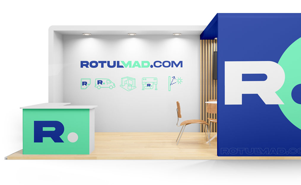 rotulación profesional de stands