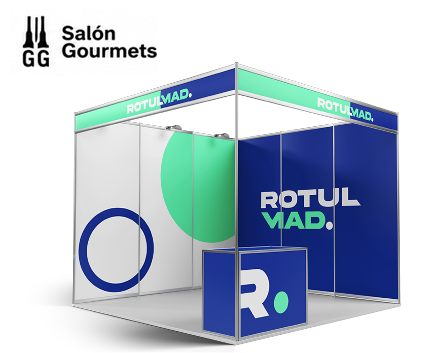 Rotulación de Stands en Salón Gourmets