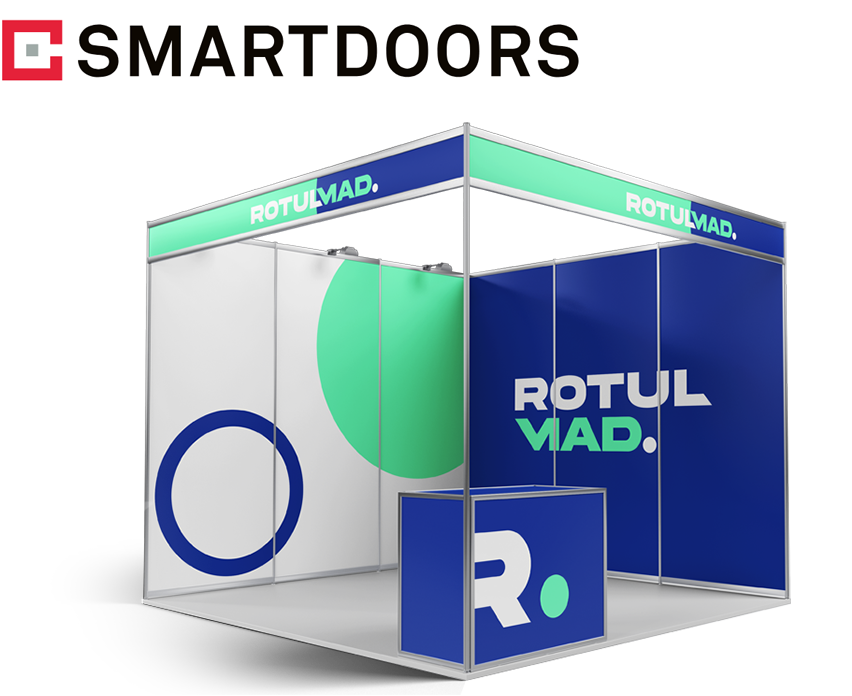 Rotulación de Stands en Smart Doors